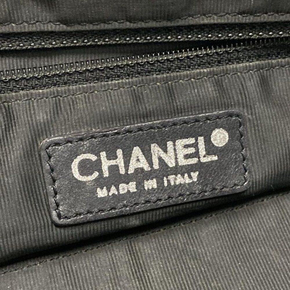★SOLD★ Chanel Shoulder Bag Quilted Black Chain Vintage Silver - Picture 8 of 15